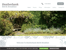 Tablet Screenshot of heatherbankbandb.com